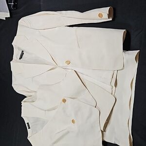 Giorgio Armani three-piece linen and silk suit